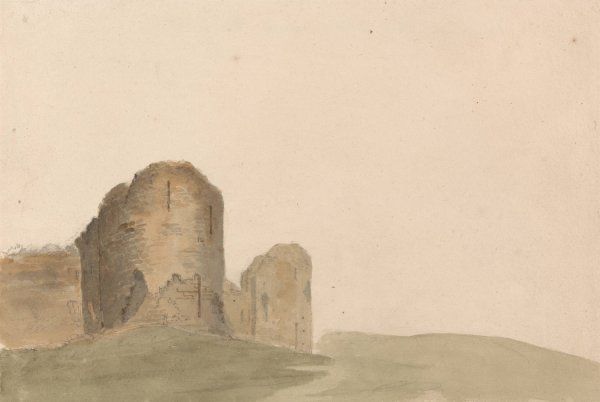 Main Product Photo of Pevensey Castle, Sussex Painting by James Moore