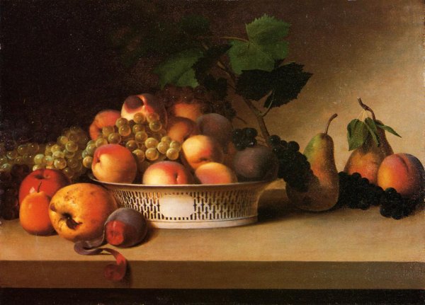 Main Product Photo of An Abundance of Fruit Painting by James Peale
