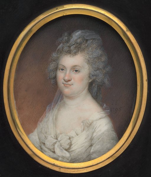 Elizabeth Depeyster Peale  by James Peale - Hand-Painted Oil Painting Reproduction