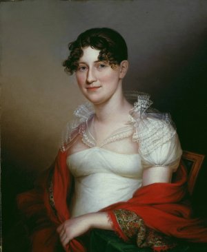 Olivia Simes Morris by James Peale Oil Painting