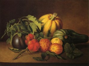 Vegetable Still Life by James Peale Oil Painting