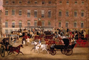 Hatchetts - The White Horse Cellar, Piccadilly by James Pollard Oil Painting