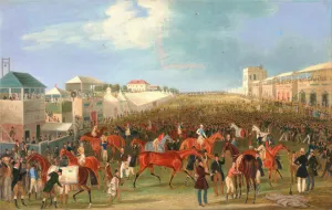 The Race Over by James Pollard Oil Painting