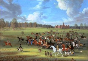 The 'Tally-Ho' London - Birmingham Stage Coach Passing Whittington College, Highgate by James Pollard Oil Painting