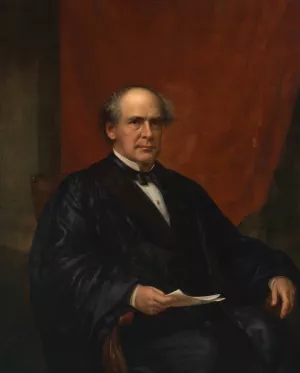 Salmon Portland Chase by James Reid Lambdin Oil Painting