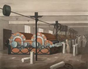 Progress of Cotton; #1 - Cotton Plantation by James Richard Barfoot Oil Painting