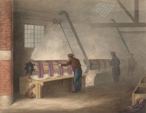 Progress of Cotton; #11 - Dying by James Richard Barfoot Oil Painting
