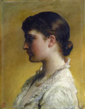 Portrait of Lillie Langtry by James Sant - Oil Painting Reproduction
