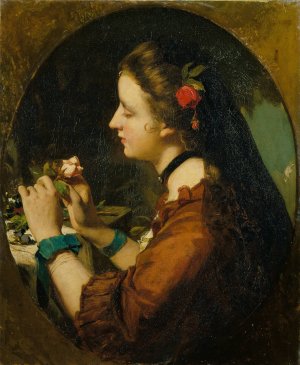 Sentiment by James Sant Oil Painting