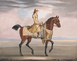 A Chestnut Horse at Exercise by James Seymour Oil Painting