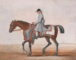 Lord Godolphin's White Foot, a Very Famous Horse That Was Never Beat by James Seymour Oil Painting