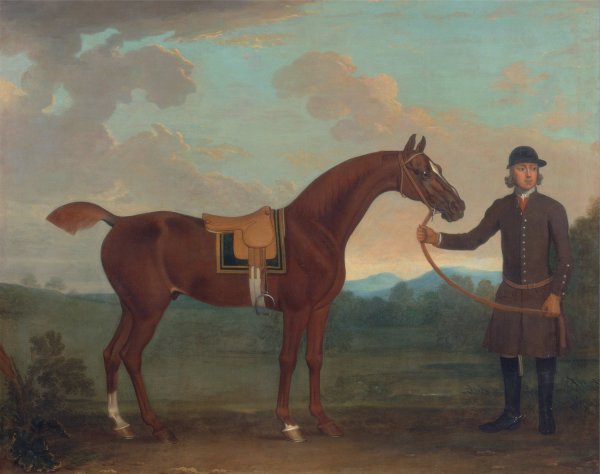 Main Product Photo of Old Fox held by a Groom Painting by James Seymour