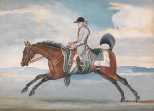 Racehorse at Exercise, Ridden by a Training-Groom by James Seymour Oil Painting