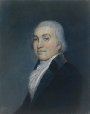 Noah Webster by James Sharples Oil Painting