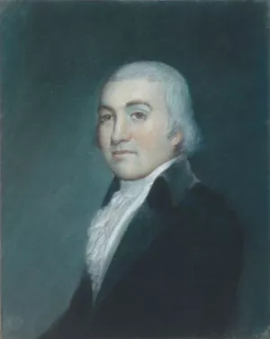 Noah Webster painting by James Sharples