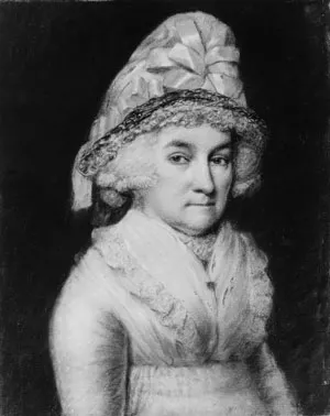 Portrait of Abigail Smith Adams by James Sharples - Oil Painting Reproduction