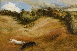 The Chase by James Smetham Oil Painting