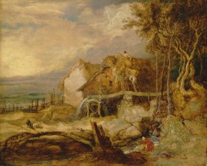 An Overshot Mill by James Ward Oil Painting