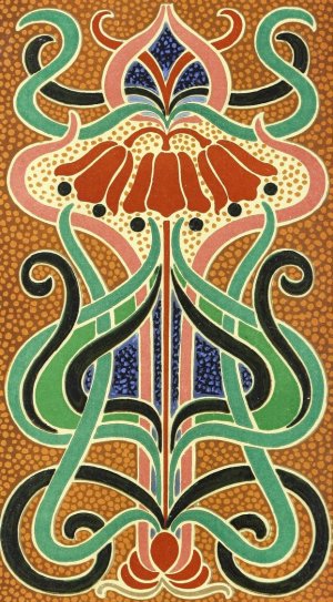 Design showing Analysis of Colour in a 'Peacock's Plumage' by James Ward Oil Painting