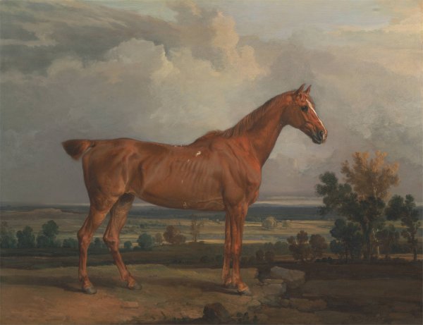 Hunter in a landscape  by James Ward - Hand-Painted Oil Painting Reproduction