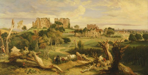 Kenilworth Castle, Warwickshire  by James Ward - Hand-Painted Oil Painting Reproduction