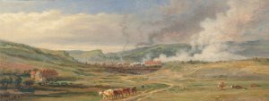 Landscape near Swansea, South Wales by James Ward Oil Painting