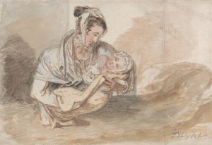 Mother and Infant by James Ward Oil Painting
