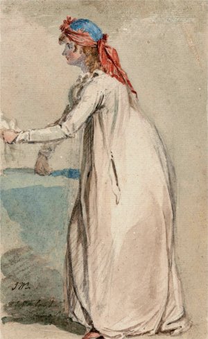 Mrs. Morland's Portrait by James Ward Oil Painting