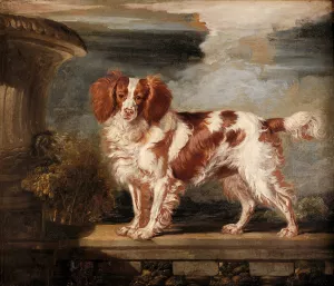 Portrait of Dash, a Favourite Spaniel, the Property of Lady Frances Vane-Tempest by James Ward Oil Painting