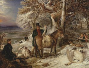 The Day's Sport by James Ward Oil Painting