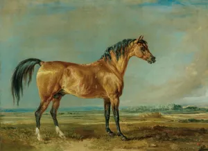 The Marquess Of Londonderry's Arabian Stallion In A Landscape by James Ward Oil Painting