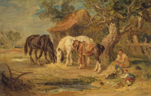 The Midday Meal by James Ward Oil Painting