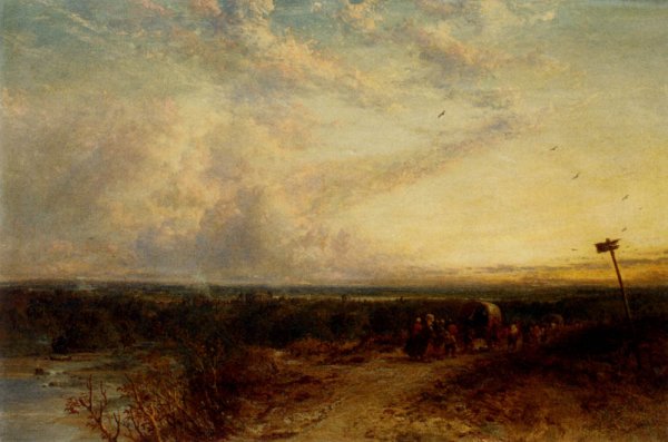 Main Product Photo of Avranches, Normandy Painting by James Webb