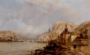 Dinant, Belgium by James Webb - Oil Painting Reproduction
