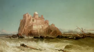 In The Mediterranean Sea by James Webb Oil Painting