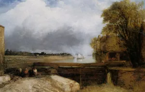 Old Lock by James Webb Oil Painting