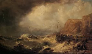 Shipwrecked by James Webb Oil Painting