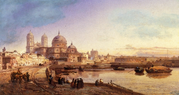 Main Product Photo of View on the Portuguese Coast Painting by James Webb