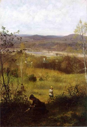 Deerfield Valley Oil painting by James Wells Champney