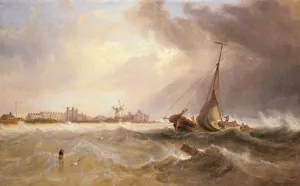 Shipping off a Coast in Choppy Seas