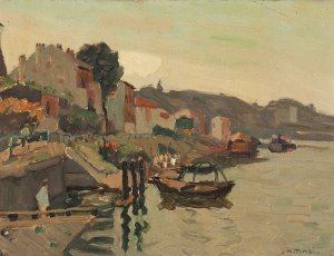 Coastal Village by James Wilson Morrice Oil Painting
