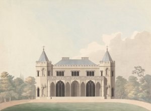 Design for Little Frogmore; Elevation by James Wyatt Oil Painting