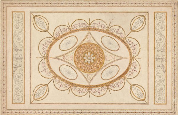 Main Product Photo of Goodwood, West Sussex; Ceiling Design Painting by James Wyatt
