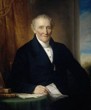Rodolphe le Chevalier by Jan Adam Kruseman Oil Painting