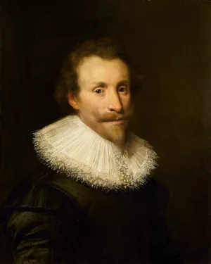 Portrait of a Man by Jan Anthonisz Van Ravesteyn Oil Painting