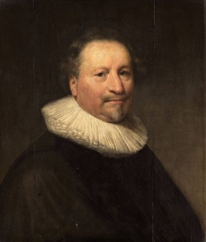 Portrait of a Man, possibly Jan Doublet by Jan Anthonisz Van Ravesteyn Oil Painting