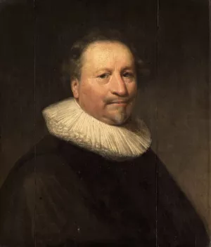 Portrait of a Man, possibly Jan Doublet by Jan Anthonisz Van Ravesteyn Oil Painting