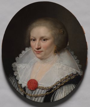 Portrait of a Woman by Jan Anthonisz Van Ravesteyn Oil Painting