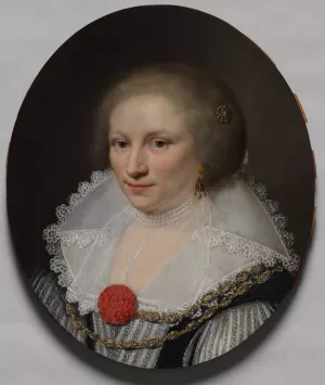 Portrait of a Woman by Jan Anthonisz Van Ravesteyn Oil Painting