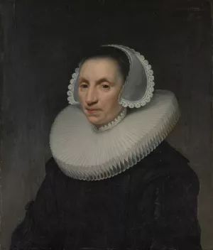 Portrait of a Woman by Jan Anthonisz Van Ravesteyn Oil Painting